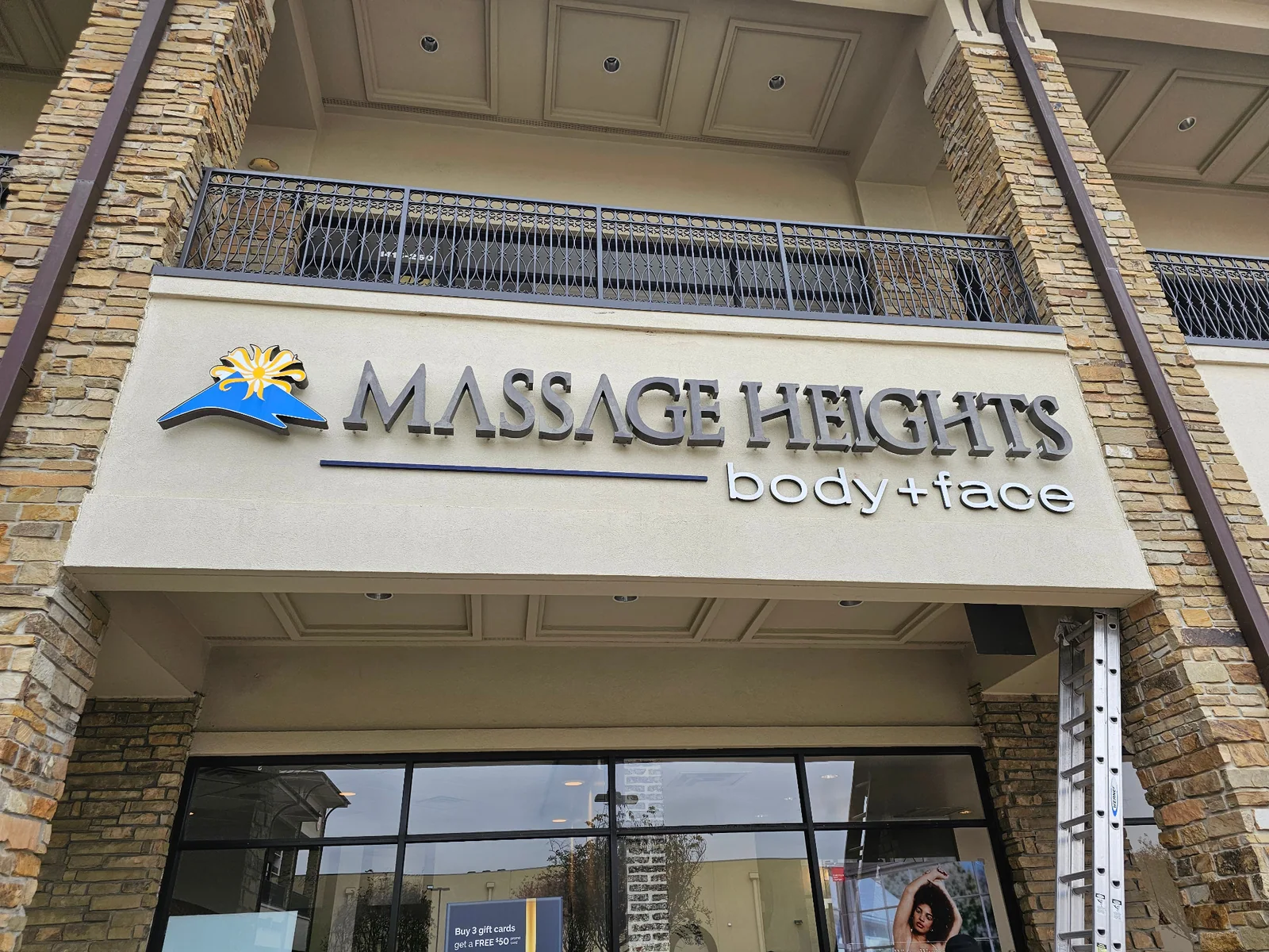 Massage Heights — Exterior Storefront